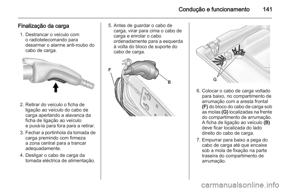 OPEL AMPERA 2012  Manual de Instruções (in Portugues) 