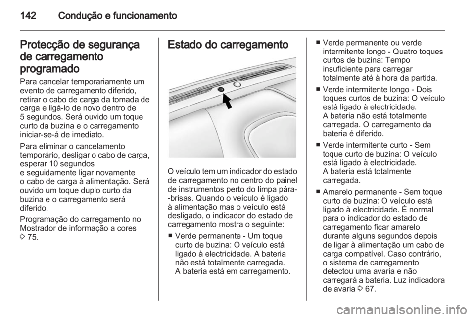 OPEL AMPERA 2012  Manual de Instruções (in Portugues) 