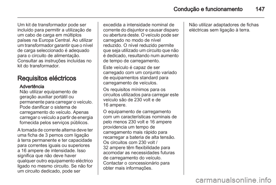 OPEL AMPERA 2012  Manual de Instruções (in Portugues) 