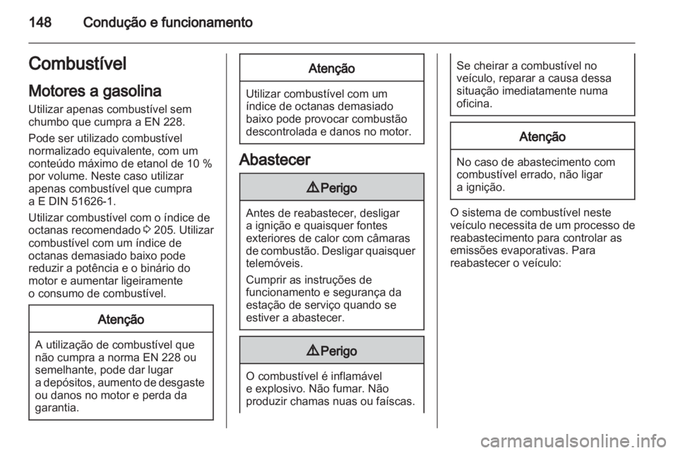 OPEL AMPERA 2012  Manual de Instruções (in Portugues) 