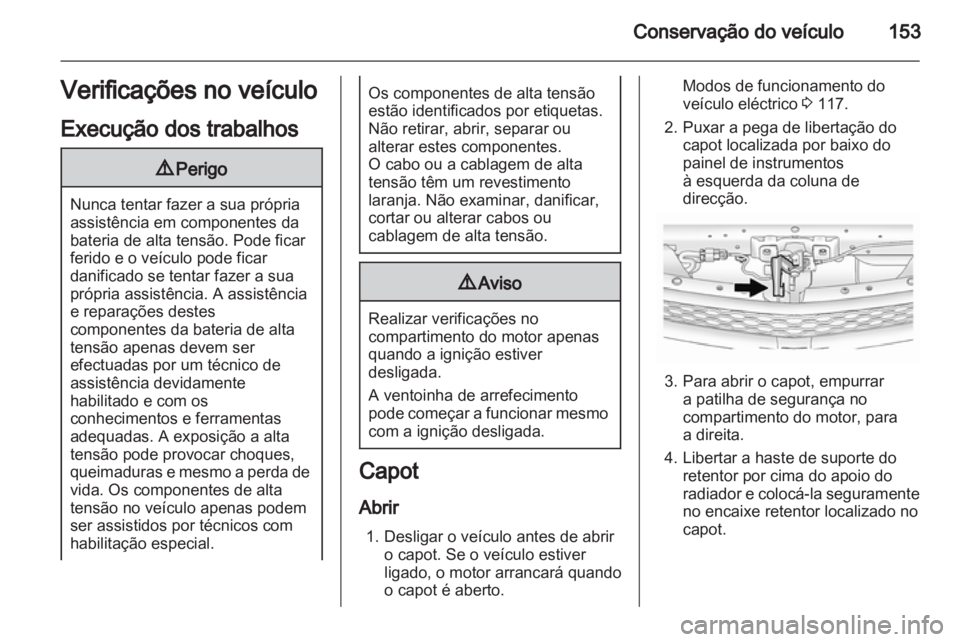OPEL AMPERA 2012  Manual de Instruções (in Portugues) 