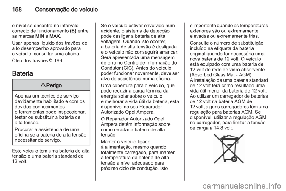 OPEL AMPERA 2012  Manual de Instruções (in Portugues) 