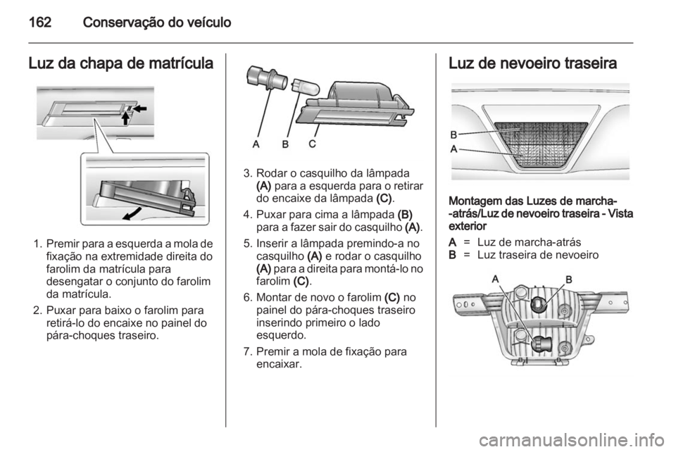 OPEL AMPERA 2012  Manual de Instruções (in Portugues) 
