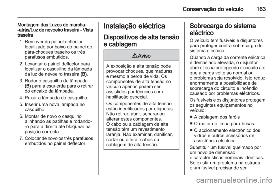 OPEL AMPERA 2012  Manual de Instruções (in Portugues) 