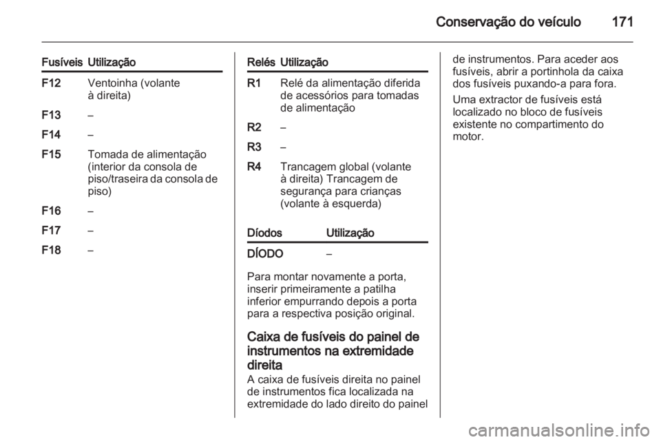 OPEL AMPERA 2012  Manual de Instruções (in Portugues) 