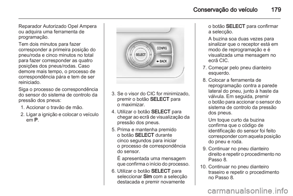OPEL AMPERA 2012  Manual de Instruções (in Portugues) 