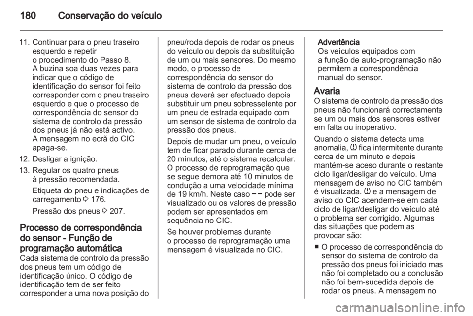 OPEL AMPERA 2012  Manual de Instruções (in Portugues) 