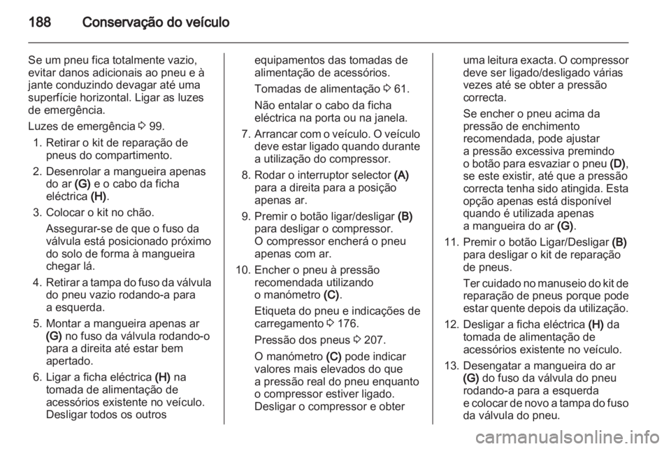 OPEL AMPERA 2012  Manual de Instruções (in Portugues) 