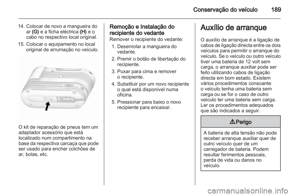 OPEL AMPERA 2012  Manual de Instruções (in Portugues) 