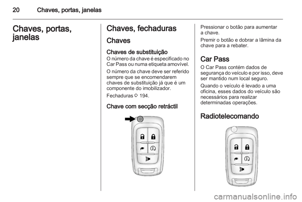 OPEL AMPERA 2012  Manual de Instruções (in Portugues) 