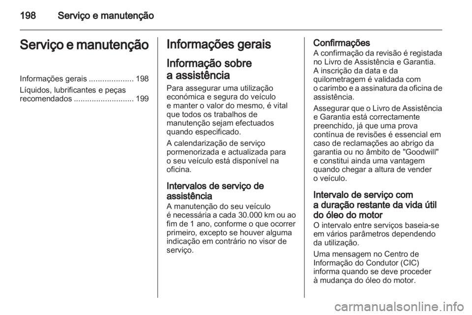 OPEL AMPERA 2012  Manual de Instruções (in Portugues) 