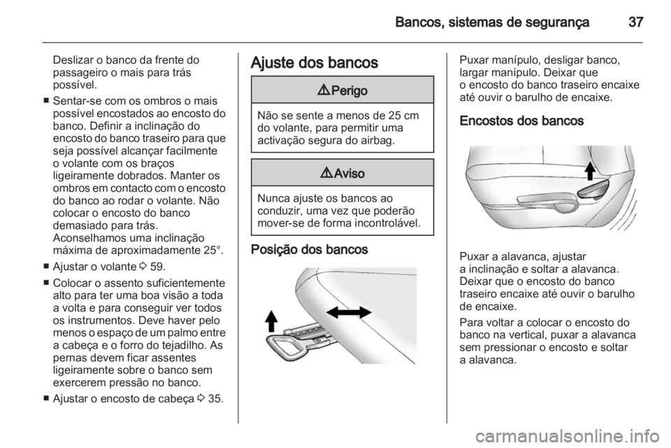 OPEL AMPERA 2012  Manual de Instruções (in Portugues) 