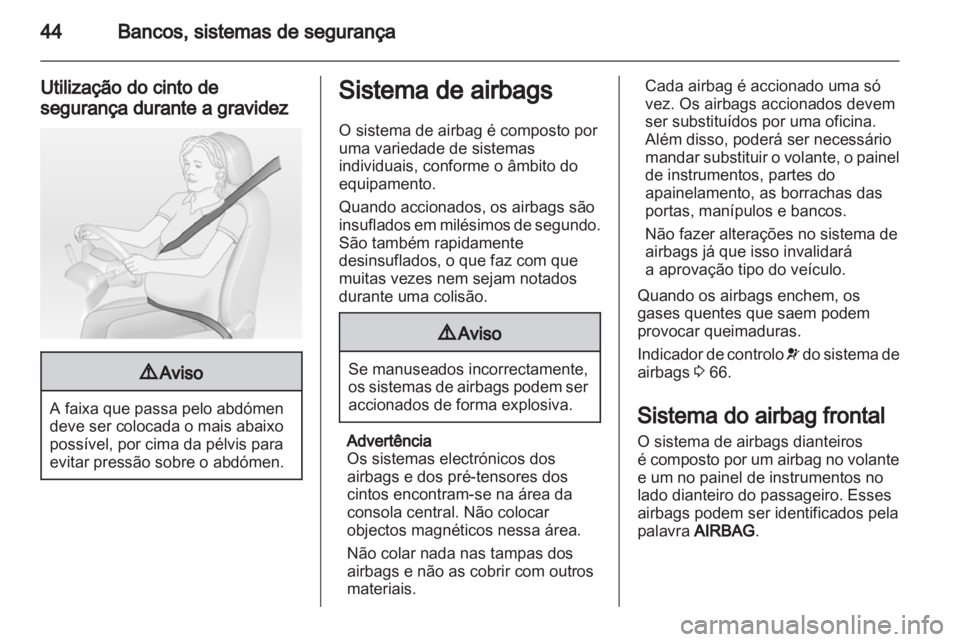 OPEL AMPERA 2012  Manual de Instruções (in Portugues) 