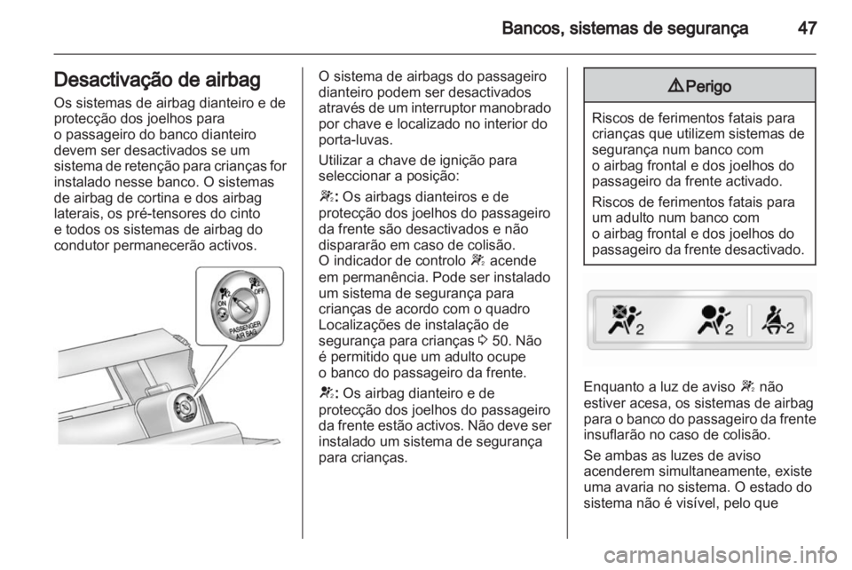 OPEL AMPERA 2012  Manual de Instruções (in Portugues) 