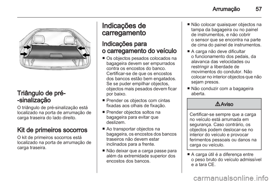 OPEL AMPERA 2012  Manual de Instruções (in Portugues) 