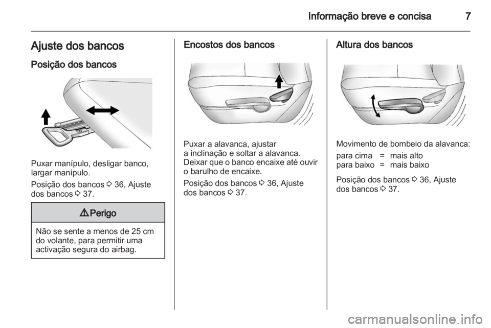 OPEL AMPERA 2012  Manual de Instruções (in Portugues) 