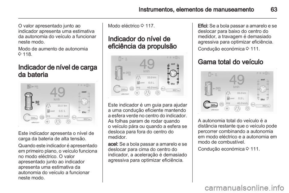 OPEL AMPERA 2012  Manual de Instruções (in Portugues) 