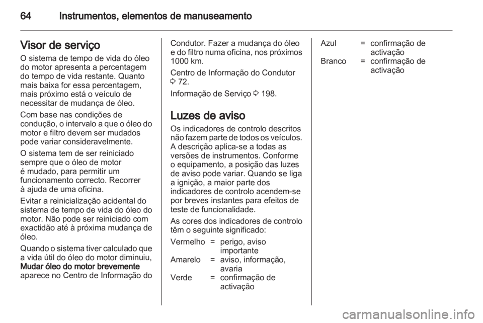 OPEL AMPERA 2012  Manual de Instruções (in Portugues) 