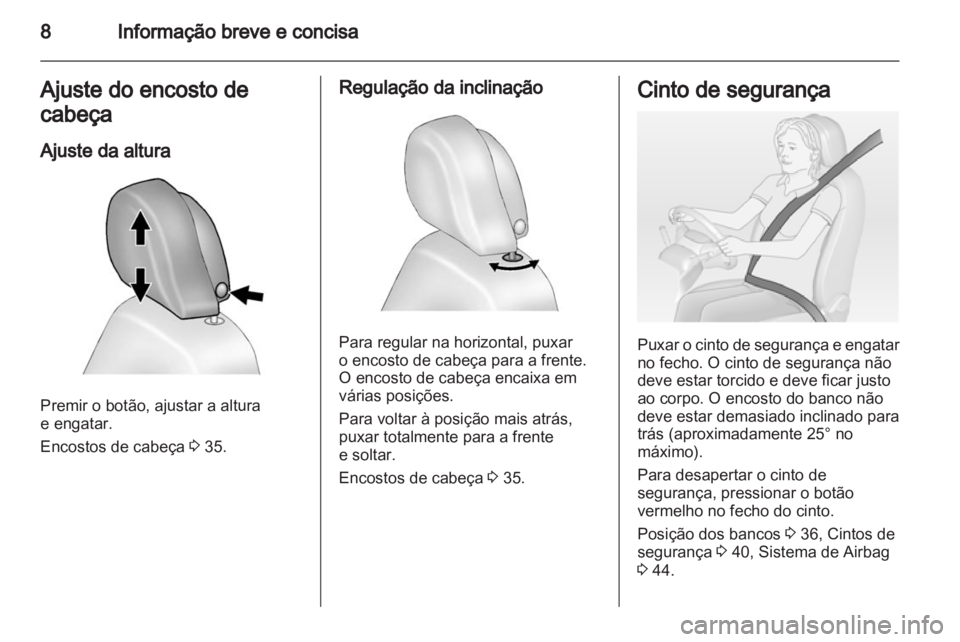 OPEL AMPERA 2012  Manual de Instruções (in Portugues) 