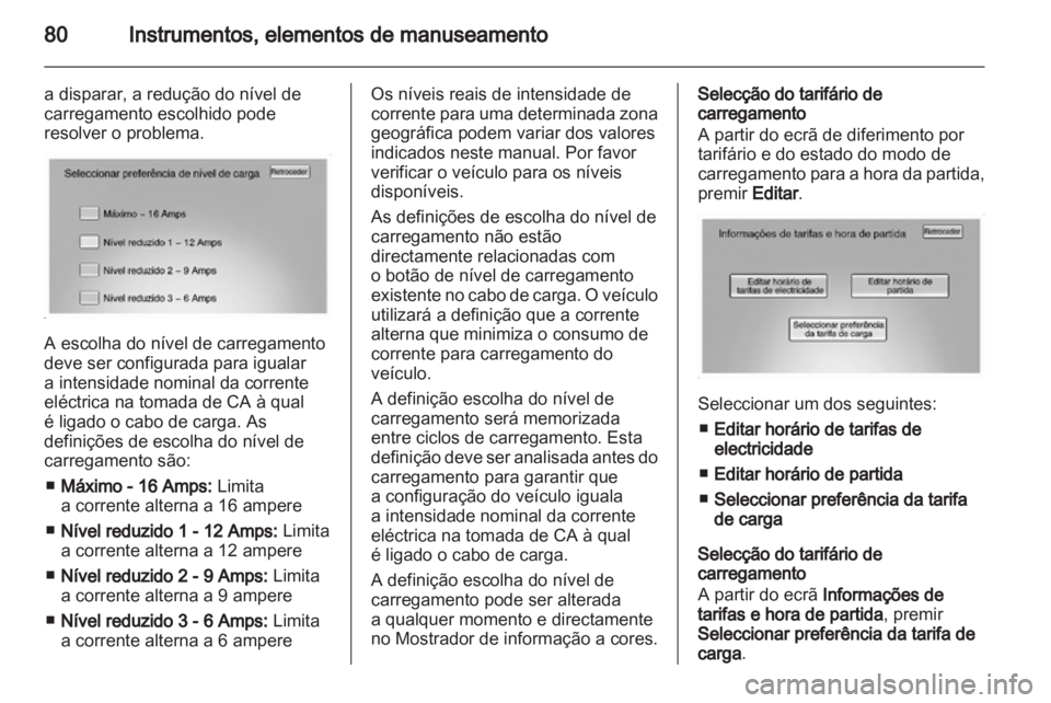 OPEL AMPERA 2012  Manual de Instruções (in Portugues) 