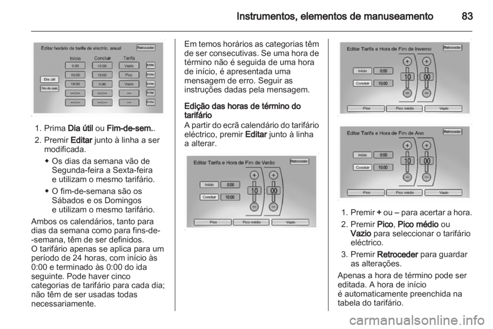 OPEL AMPERA 2012  Manual de Instruções (in Portugues) 