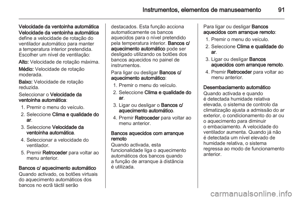 OPEL AMPERA 2012  Manual de Instruções (in Portugues) 