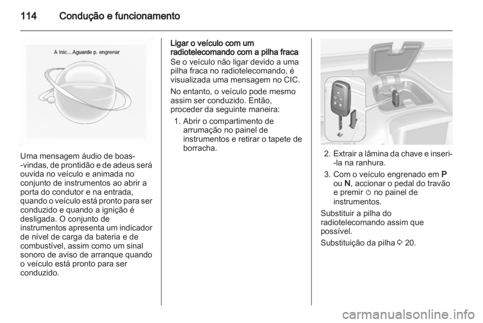 OPEL AMPERA 2012.5  Manual de Instruções (in Portugues) 