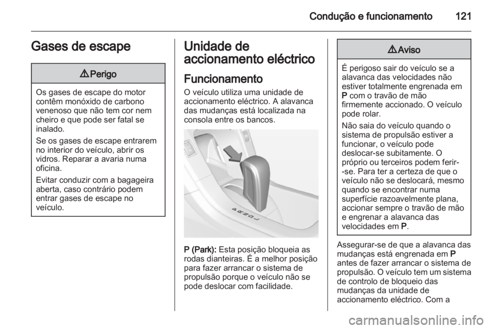 OPEL AMPERA 2012.5  Manual de Instruções (in Portugues) 
