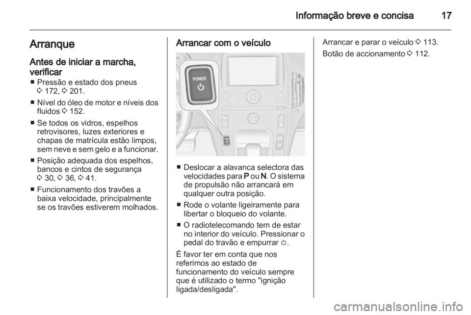 OPEL AMPERA 2012.5  Manual de Instruções (in Portugues) 