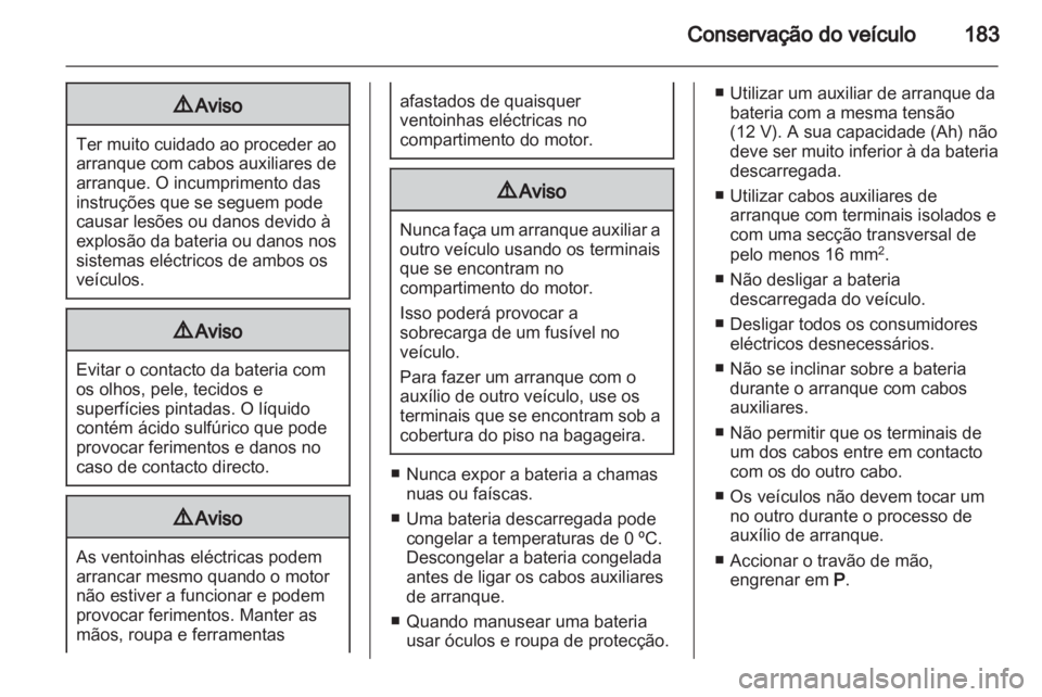 OPEL AMPERA 2012.5  Manual de Instruções (in Portugues) 