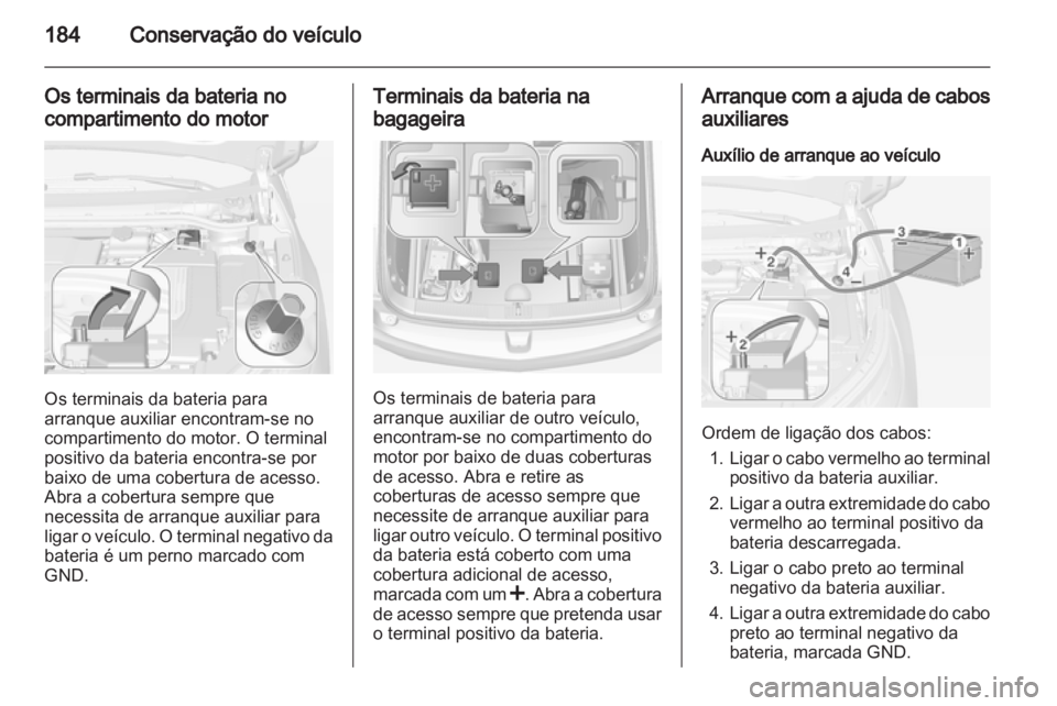 OPEL AMPERA 2012.5  Manual de Instruções (in Portugues) 