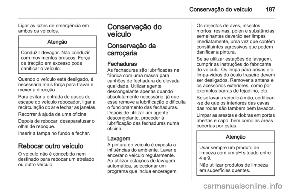 OPEL AMPERA 2012.5  Manual de Instruções (in Portugues) 