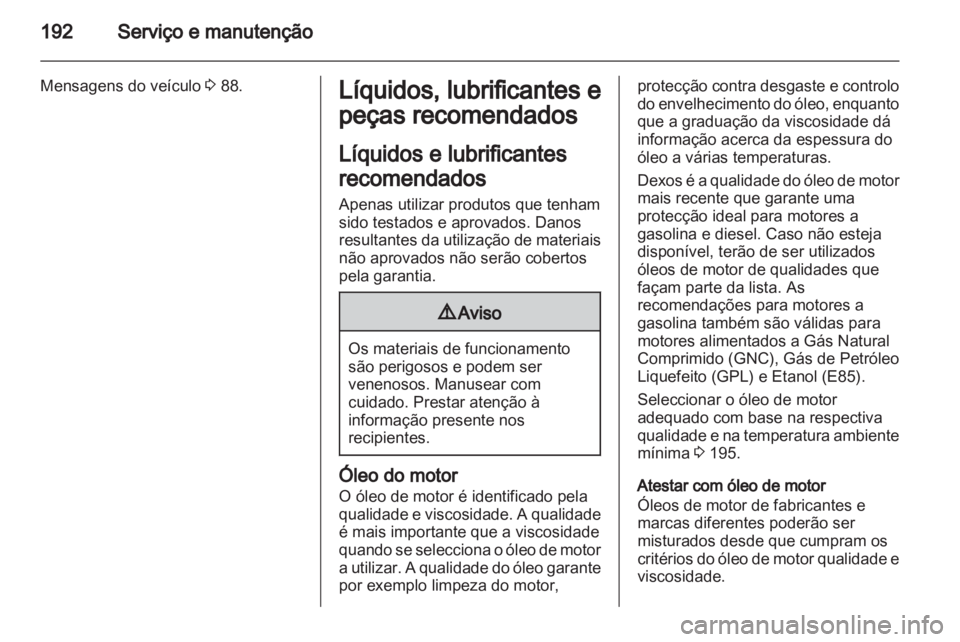 OPEL AMPERA 2012.5  Manual de Instruções (in Portugues) 