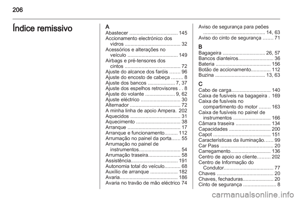 OPEL AMPERA 2012.5  Manual de Instruções (in Portugues) 