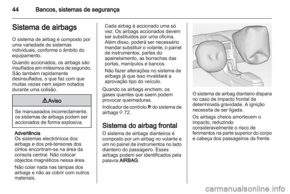 OPEL AMPERA 2012.5  Manual de Instruções (in Portugues) 