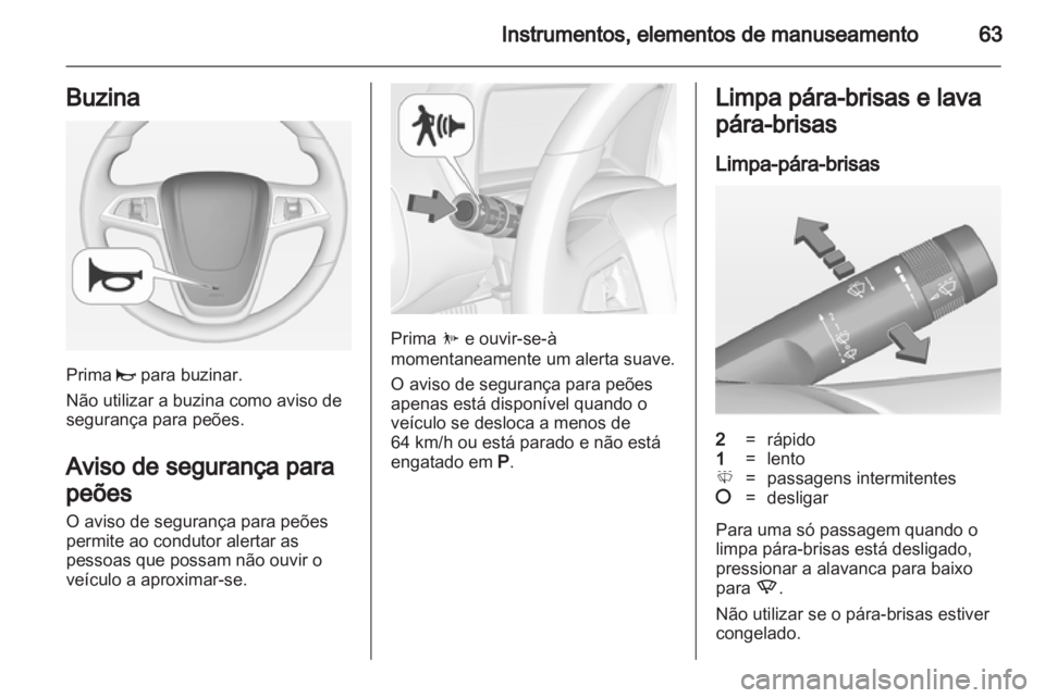 OPEL AMPERA 2012.5  Manual de Instruções (in Portugues) 
