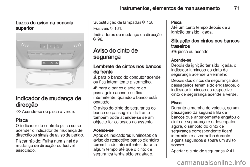 OPEL AMPERA 2012.5  Manual de Instruções (in Portugues) 