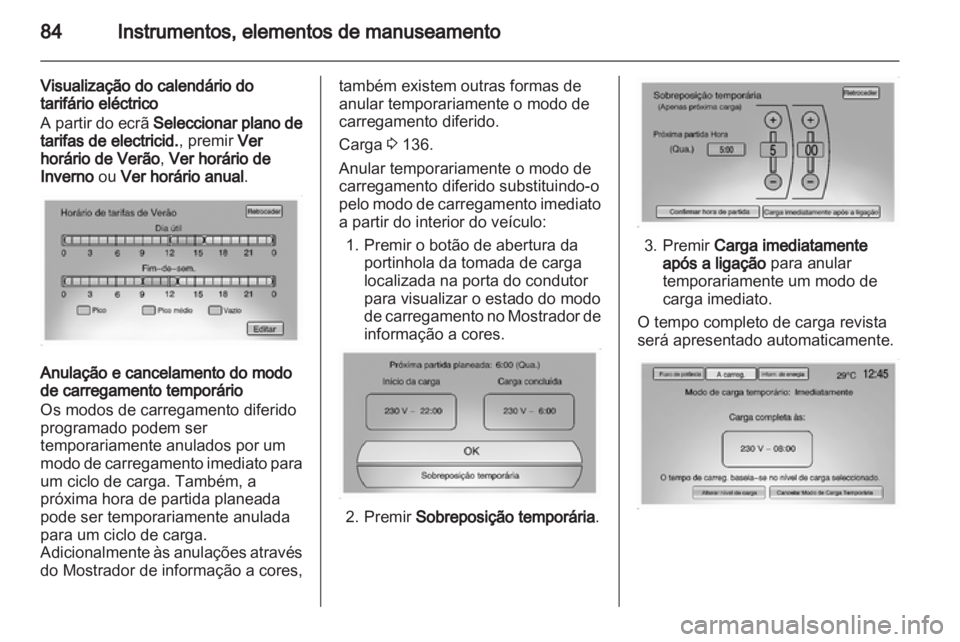 OPEL AMPERA 2012.5  Manual de Instruções (in Portugues) 
