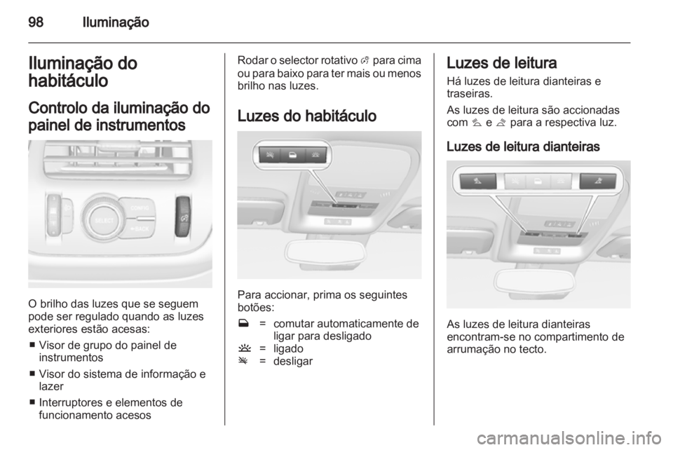 OPEL AMPERA 2012.5  Manual de Instruções (in Portugues) 