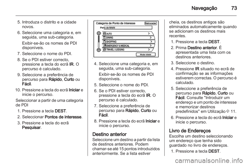 OPEL AMPERA 2013  Manual de Informação e Lazer (in Portugues) 
