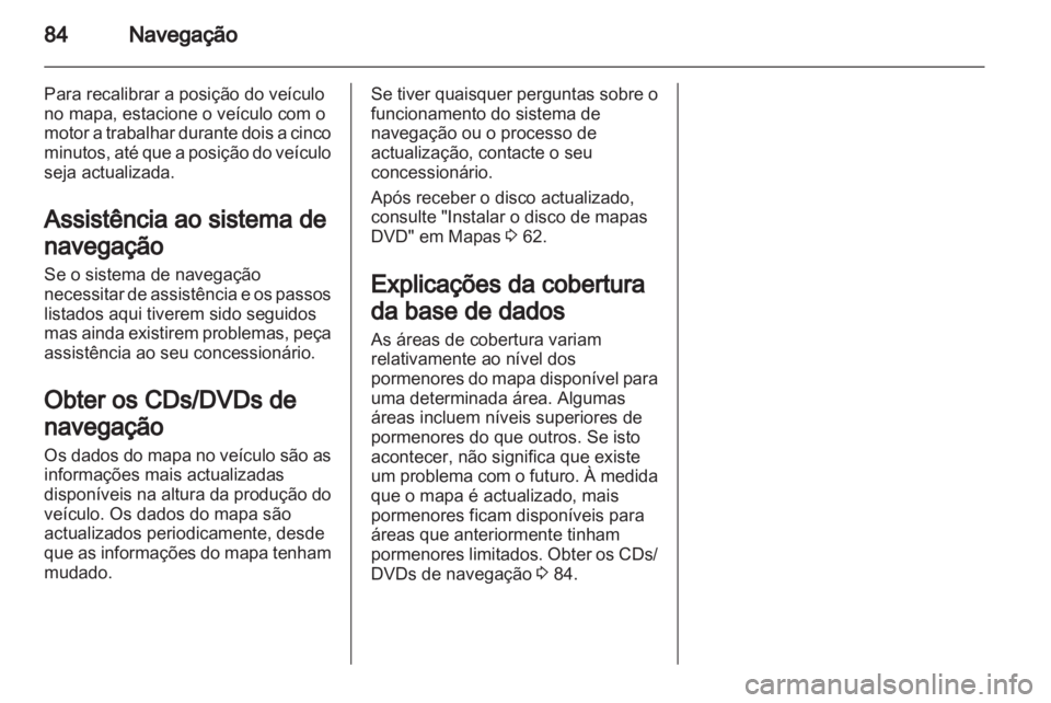 OPEL AMPERA 2013  Manual de Informação e Lazer (in Portugues) 