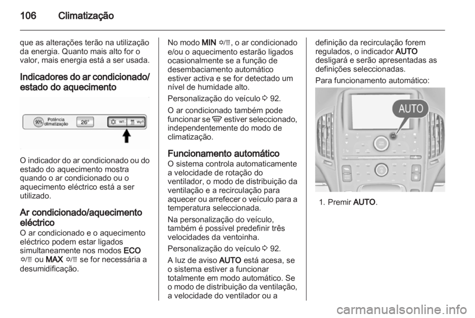OPEL AMPERA 2013  Manual de Instruções (in Portugues) 