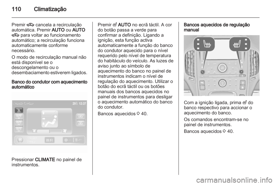 OPEL AMPERA 2013  Manual de Instruções (in Portugues) 