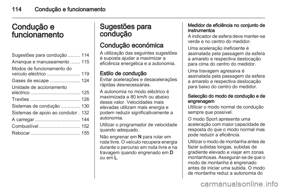 OPEL AMPERA 2013  Manual de Instruções (in Portugues) 