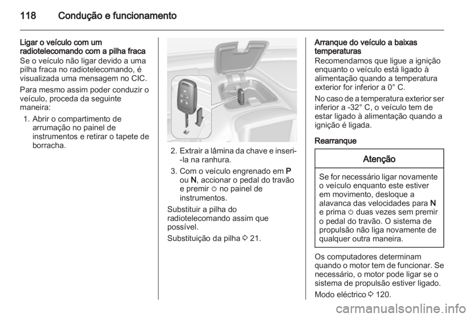 OPEL AMPERA 2013  Manual de Instruções (in Portugues) 