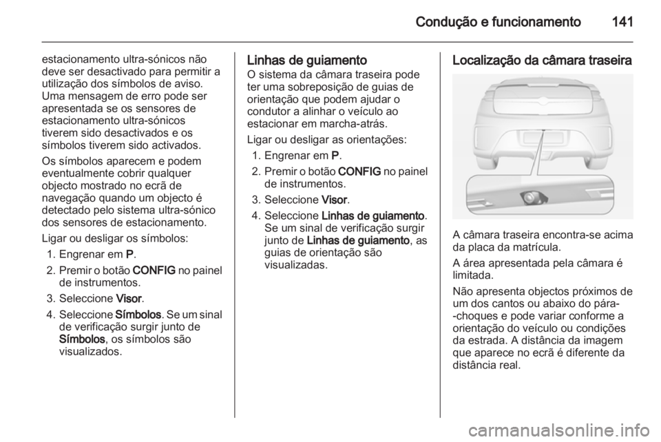 OPEL AMPERA 2013  Manual de Instruções (in Portugues) 