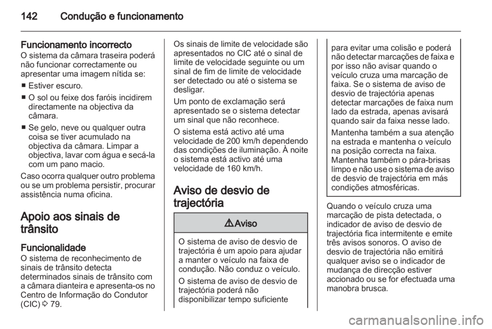 OPEL AMPERA 2013  Manual de Instruções (in Portugues) 