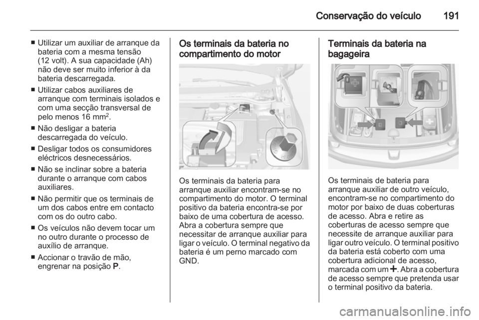 OPEL AMPERA 2013  Manual de Instruções (in Portugues) 