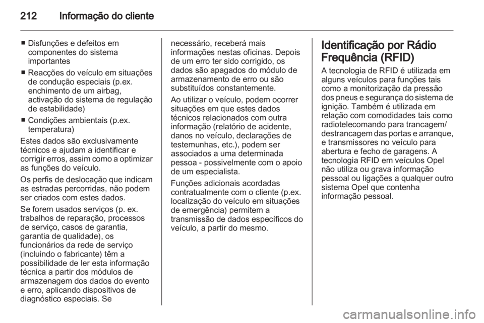OPEL AMPERA 2013  Manual de Instruções (in Portugues) 