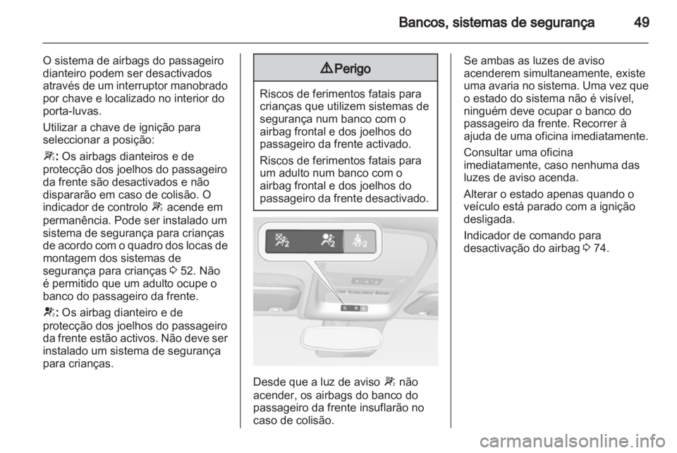 OPEL AMPERA 2013  Manual de Instruções (in Portugues) 